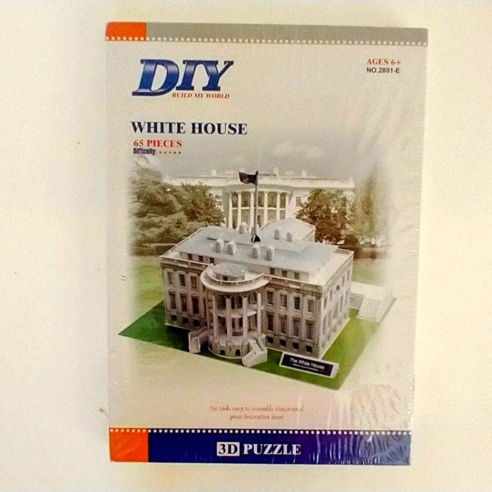 3D Puzzle The White House,Children's Puzzle Sealed